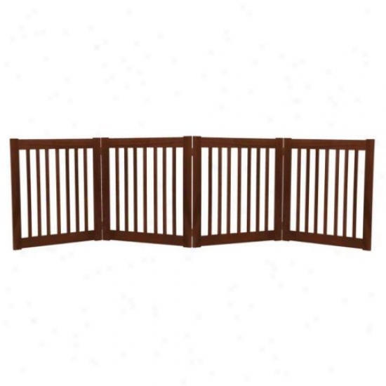 27 In. 4 Panel Free Standimg Gate
