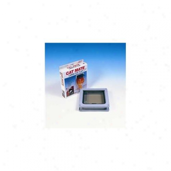 Ani Mate Can00221w 221 Large Locking Cat Door - White