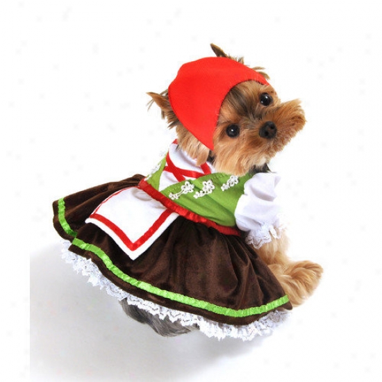 Anit Accessories Alpine Girl Dog Costume