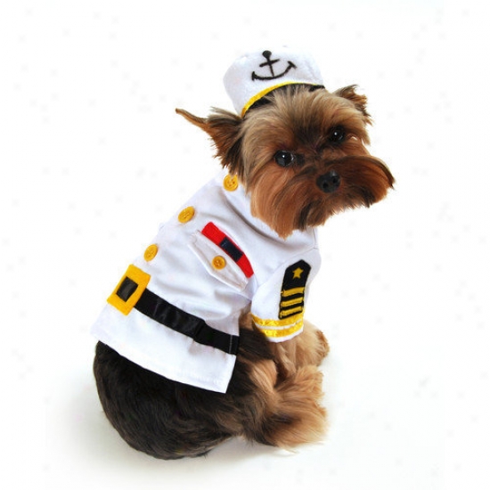 Anit Accessories Sea Capttain Dog Costume