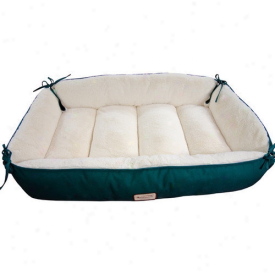 Armarkat Reversible Dog Bed In Laurel Green And Ivkry