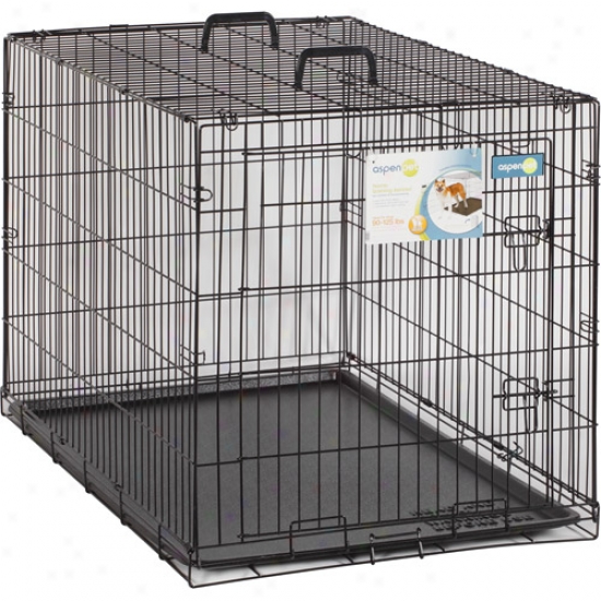 Aspen Angry mood Wire Home Training Dog Kennel, 43"w X 28"d X 31&quog;h