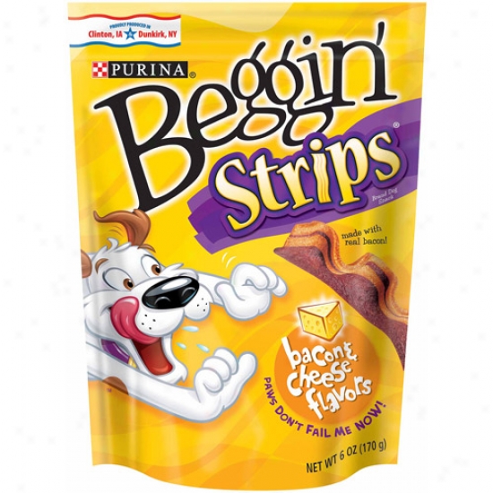 Beggin' Strips Bacon & Cheese Flavors Dog Snack, 6 Oz
