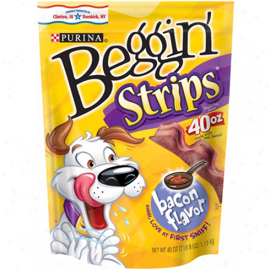 Beggin' Strips Bacon Flavor Dog Luncheon, 40 Oz