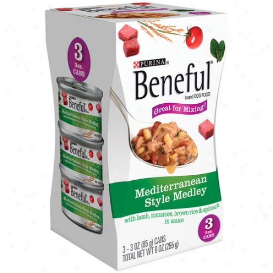 Beneful Inland Style Medley Canned Dog Food, 3 Oz, 3 Enumerate
