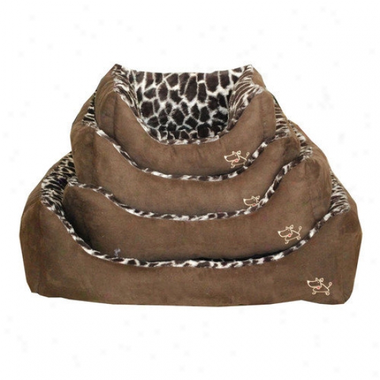 Best Pet Supplies Animal Print Oval Bed