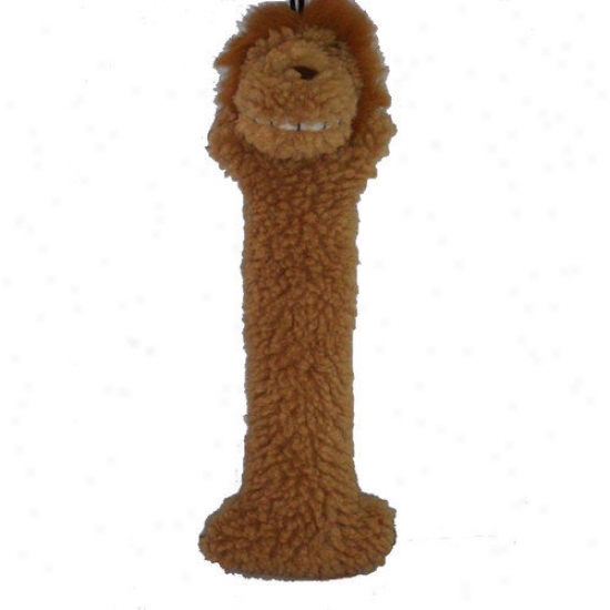 Best Pet Supplies Lion Log Plush Dog Toy