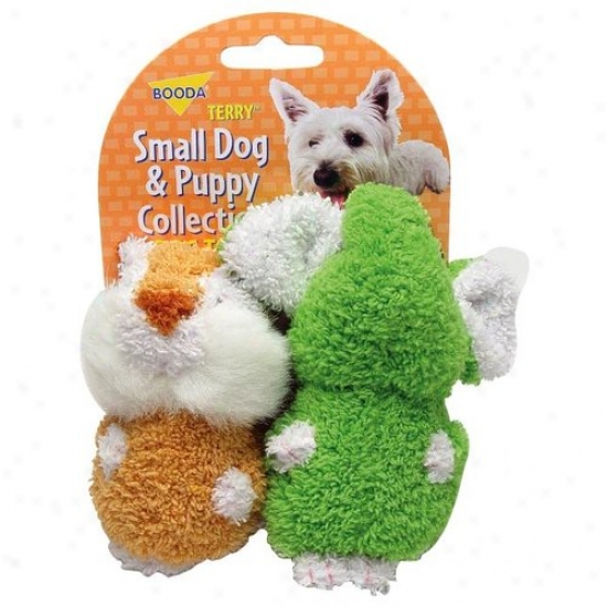 Booda 035348 Doskocil  Aspen Pet 2 Pack Elephant &  Chipmunk Small Dog &  Puppy Terry