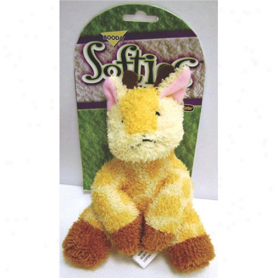 Booda Pet Products Softies Terry Gail Giraffe Dog Toy