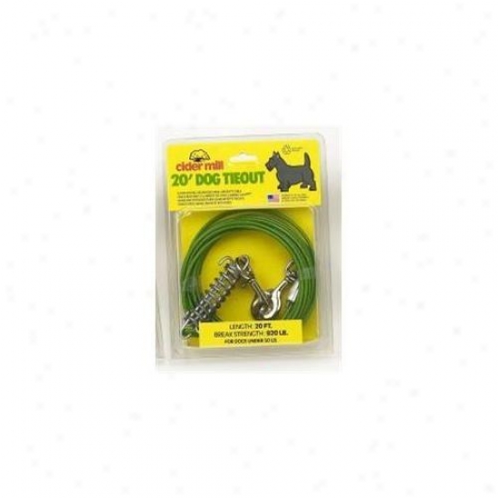 Booda Products Vinyl Tieout Green 20 Feet - 3492020
