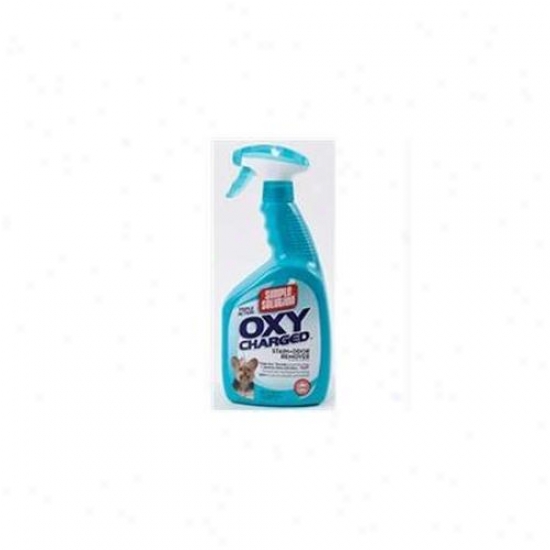 Bramton Company - Simple Solution Oxy Charged Blemish + Odor Remover 32 Ounce