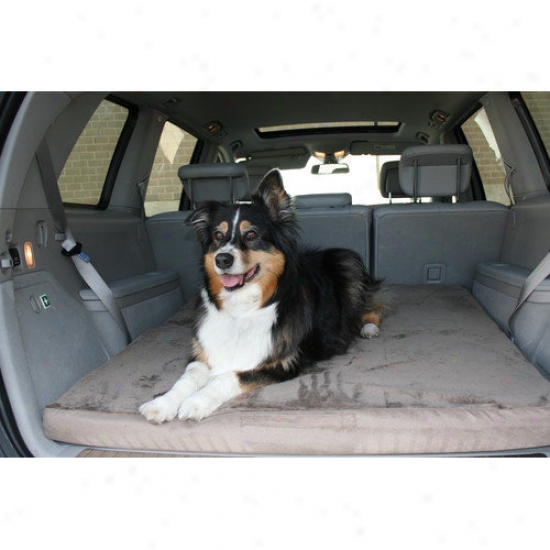 Buddy Beds Luxury Memory Fam Folding Suv Dog Travel Bed With Plush Cover