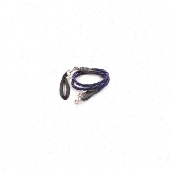 Bungee Pupee Bq405d Double X-oarge Up To 165 Lbs - Purple And Black 4 Ft.  Leash