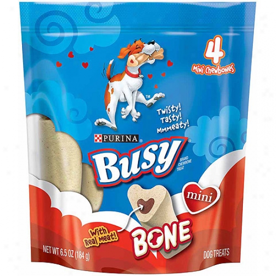 Busy Bone Mini Chewbones Dog Treats, 6.5 Oz