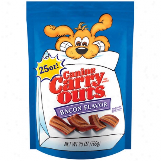 Canine Carry Outs Bacon Flavor Dog Snacks, 25 Oz
