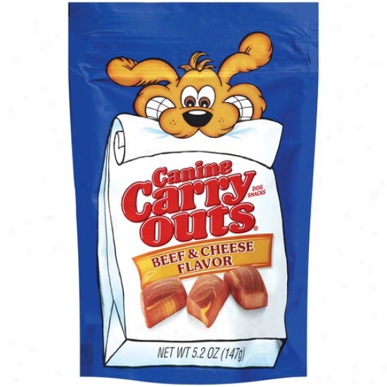 Canine Carry Outs Beef Amd Cheese Flavor Dog Snacks, 5.2 Oz