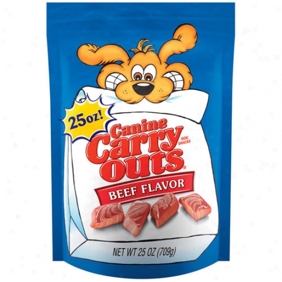 Canine Carry Outs Beef Flavor Dog Snacks, 25 Oz