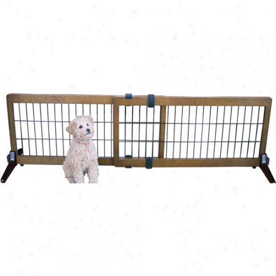 Carlson 2-in-1 Free Standing Wooden Pet Gate
