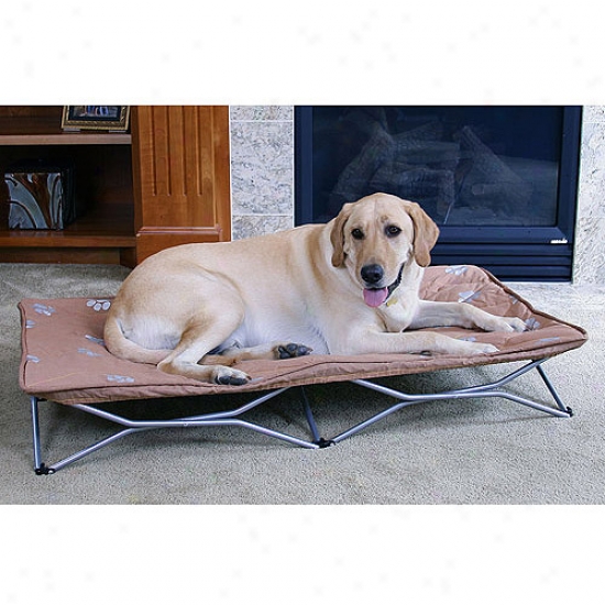 Carlson Pet Products Large Portable Pup Dog Channel, Tan