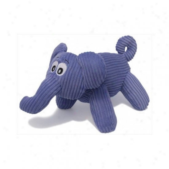 Charming Pet Proructs Corduro6 Emmathe The Elephant Dog Toy