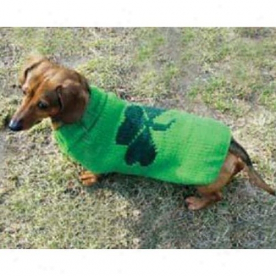 Chilly Dog Shamrock Dog Sweater