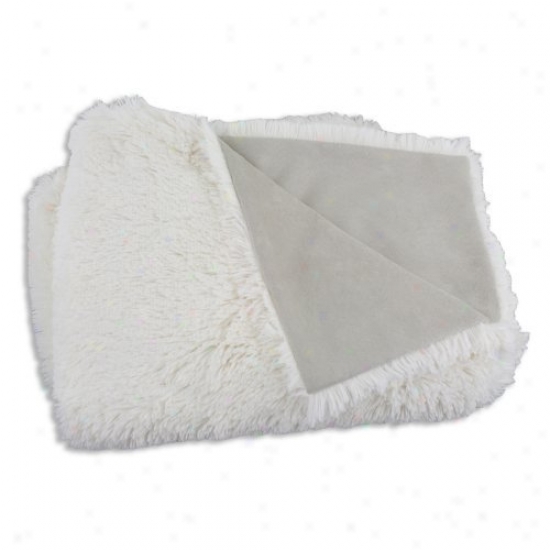 Chooty & Co Shaggy Sand-passion Suede Oyster 26 X 40 In. Blanket