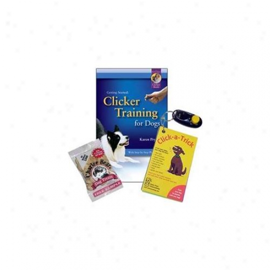 Clicker Training Kpgr140 10 Trick Card Set With I-click - For Dogs
