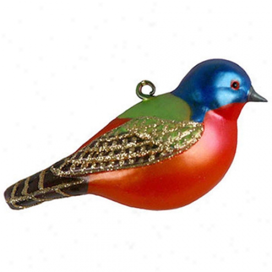 Cobane Studio Llc Painted Bunting Ornament