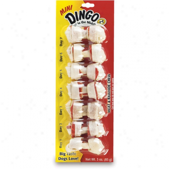 Dingo Brand Dingo Dental Mini Bone White X Extra Small - 26003
