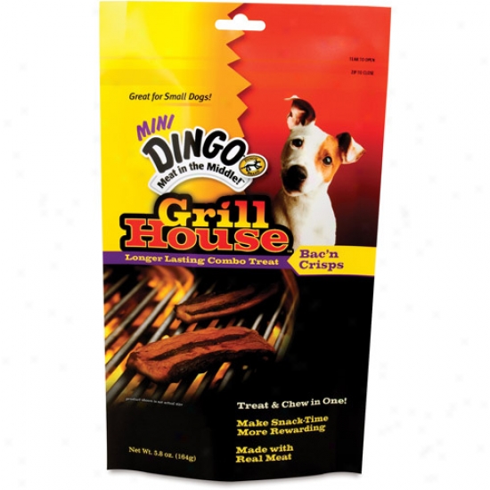 Dingo Grill House Mini Bac'n Crisps Treat & Chew, 5.8 Oz