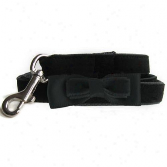 Diva-dog 10023044 Bowtie Black Bow Xs-s mLeash