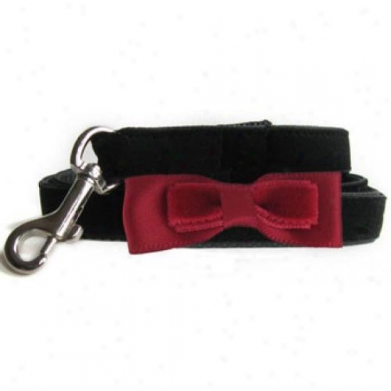 Diva-dog 10023046 Bowtie Red Bow Xs-sm Leash