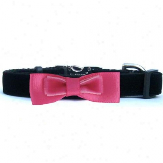 Diva-dog 10023089 Bowtie Pink Bow Xs/s Adjustable Leash Extender