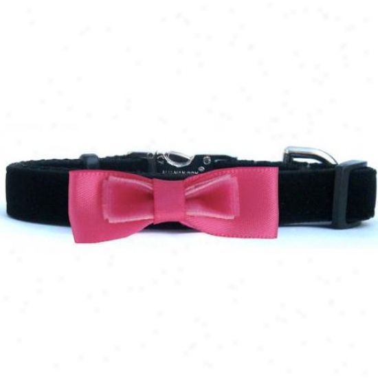 Diva-dog 10023134 Bowtie Pink Bow Xs-sm Harness And Leash Set