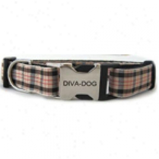 Diva-dog 2588639 Grr!bury Xs/s Adjustable Collar Metal/plastic Buckle