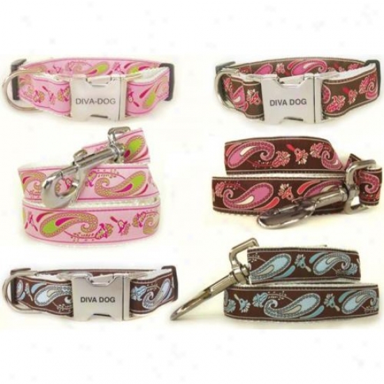 Diva-dog 3800272 Pastel Boho Teacup Adjustable Collar