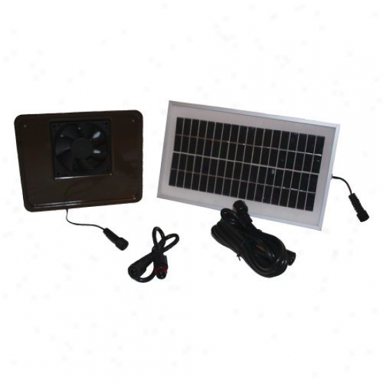 Dog Palace Breeze Solar Powered Exhaust Fan - Small