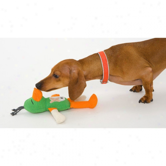Doggles Cast Of Characters  Bow Dog Toy In Green