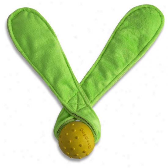 Doggles Ears Dog Toy Green