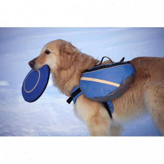 Doggles Extrem Dog Backpack In Blue And Hoary