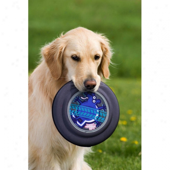 Doggles Flying Discs Skunk Dog Toy In Gray