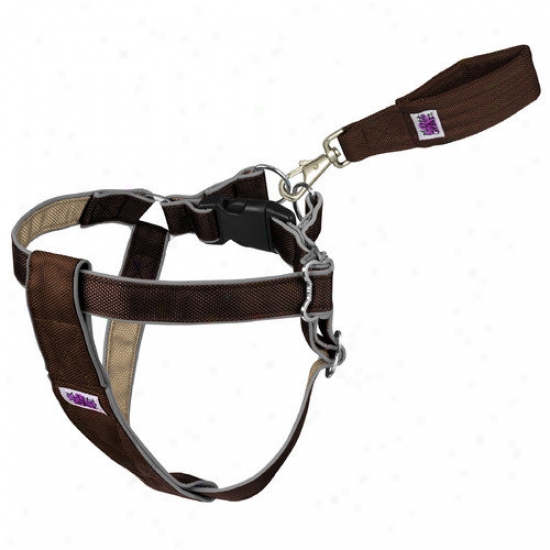 Doggles Mutt Gear  Dog Step In Harmess In Brown And Tan