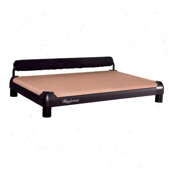 Doggysnooze Snoozesleeper Dog Bed With An Inside Memory Froth Layer And A Black Anodized Frame