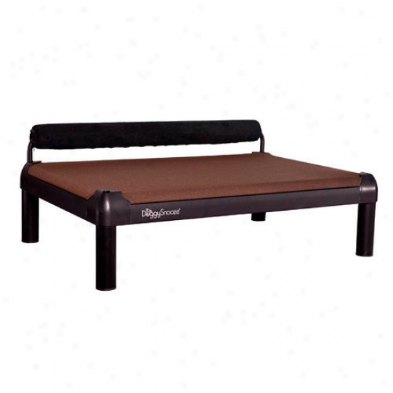 Doggysnooze Snoozeslreper Dog Bed With Long Legs, One Insied Memory Foam Layer, And A Black Anodized Frame