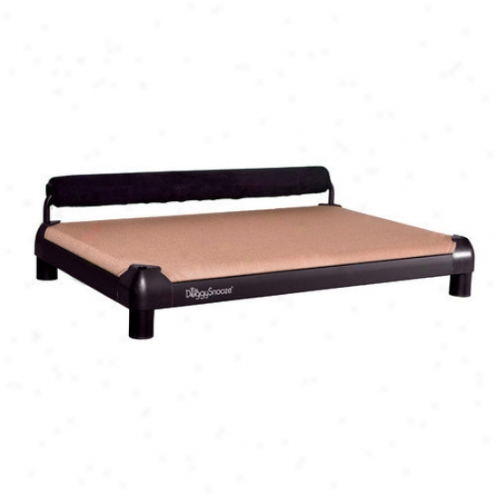 Doggysnooze Snoozesleeper Dog Bed With Long Legs And A Black Anodized Frame