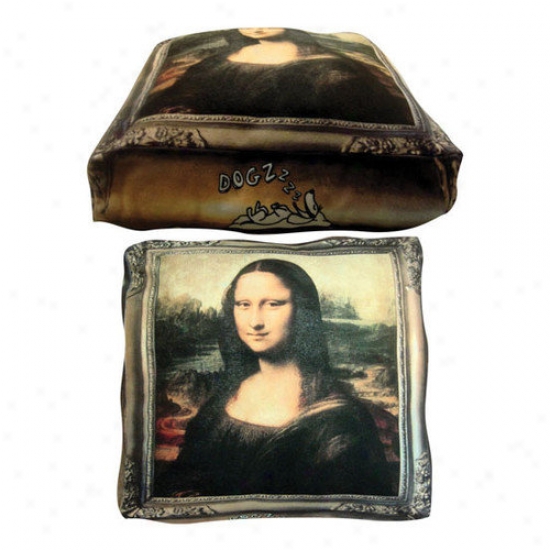 Dogzzzz Reectangle Classic Art Dog Bed