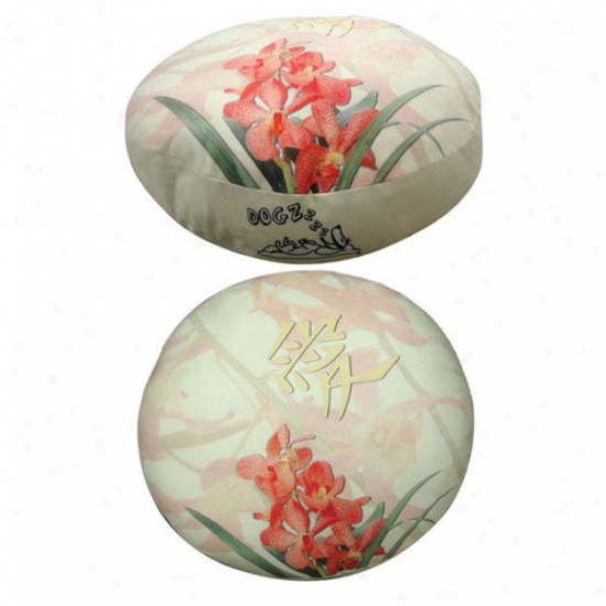 Dogzzzz Round Orchid Dog Bed