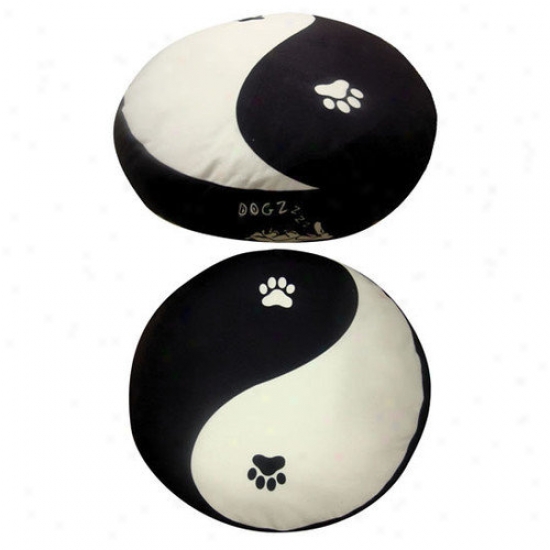 Dogzzzz Round Yin Yang Dog Bed