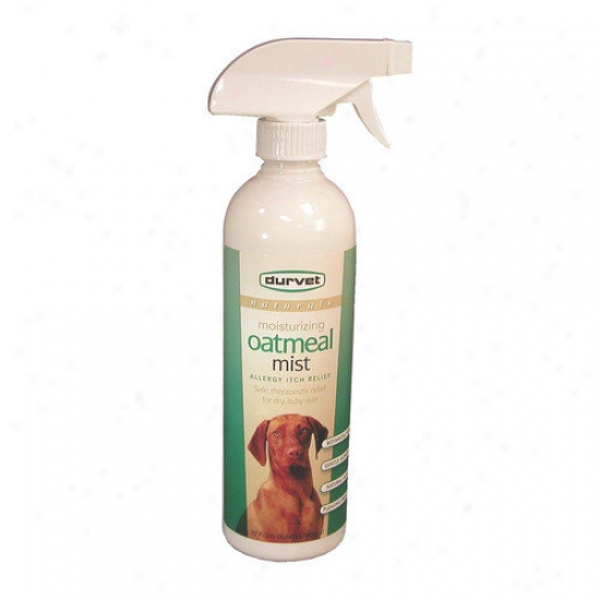 Durvet Naturals Oatmeal Mist Dog Itch Relief In Green - 17 Oz.