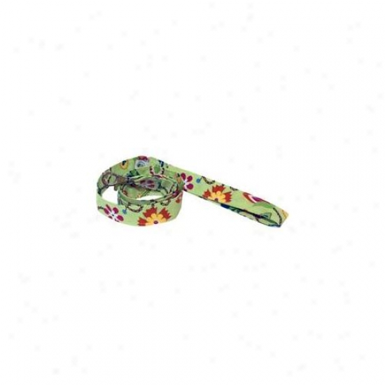 Eco-pup Ep-uptownl Uptown Leash - O-s 44 Inch X3-4 Inch  - Lime Fporal